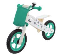 Joyz Mini-Draisienne en Bois Vélo d'Équilibre Vert Vélo d'Apprentissage Enfants + 2 Ans Siège Réglable Roues EVA Increvables 11