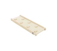 Joyz Toboggan pour Triangle d'Escalade avec 7 Prises, Bois Naturel, Planche à Glisser, Rampe pour Arc d'Escalade, Triangle Pikler, Jouet Montessori,