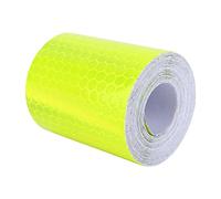 Joyzan 5 cm X 3 m Ruban Réfléchissant Fluorescent, Rubans D'avertissement de Sécurité Étanches Bande Réfléchissante Autocollante Haute Visibilité Auto-Adhésifs pour Marquer Zones Objets Véhicules