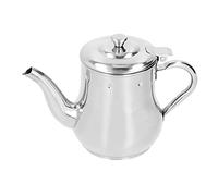 Joyzan 500 Ml Théière En Acier Inoxydable, Bouilloire à Thé avec Filtre Amovible Plus Épaisse Cuisinière Fond Plat Cafetière Tamis Café Theière inox avec infuseur Pour Restaurant Bureau Maison Hôtel