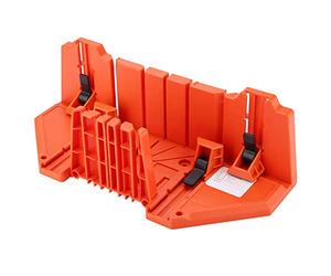 Joyzan Boîte à Onglets, Scie Onglets Serrage pour le Travail du Bois Main Précision 22,5° 45° et 90° Types Fentes D'angle Rangement Une avec Angle Outil Bricolage Menuiserie Modélisme Petits Travaux
