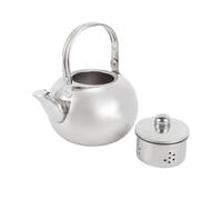 Joyzan Bouilloire Thé avec Filtre et Poignée en Acier Inoxydable, Théière à Dessus de Cuisinière, Bouilloire à induction Classique pour le Camping Plein Air Voyage Infuseur Feuille Eau Café