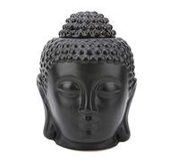 Joyzan Brûleur à Huile D'aromathérapie en Céramique, Tête de Bouddha Porte-bougie Diffuseur D'encens Brûleur D'encens Indien Tibétain Pour Chambre à Coucher Salle De Bain Bureau Yoga Méditation
