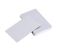 Joyzan Carte Visite Métal, Laser Gravé Alliage Aluminium épaisseur Client Cadeau Bricolage Blanc Gravée Cadeaux Vierge étiquette Impressionnante Gravure Lisse Texture Affaire Impression 5 Couleur