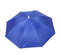 Joyzan Chapeau Parapluie, Chapeaux de Parapluie avec Bande Élastique Parasol Pliable Coloré Golf Campant Pêche Jardinage Photographie Plage Mini Randonnée avec Band Elastique Adulte Tete Portable