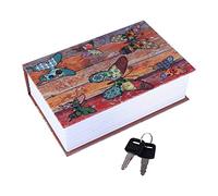 Joyzan Coffre Fort De Livre, Boîte Sécurité Secrète Dictionnaire Vintage Storage Caché Clé Maison Argent Bijoux Forme Combinaison Pièce Monnaie Créatif Verrou Sécurisée Cachée Boîtier Stockage