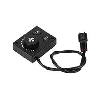 Joyzan Contrôleur de Chauffage Stationnement, DC 12V/24V Carte à Air Voiture Bouton Commutateur Camion Unité Commande Universel Diesel Parking Manuel Remplissage Carburant Démarrage et Arrêt Noir