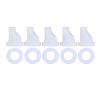 Joyzan Coupleur D Clapet Anti Retour De Gaz, Fût Bière Clapet Anti Retour Tuyau Arrosage en Ligne pour Carburant Bague D'Étanchéité Distribution Joint Buse En Silicone Remplacements Brassage Maison