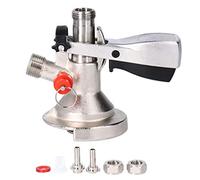 Joyzan Coupleur Fût, Sonde Acier Inoxydable Corp Laiton Distributeur Robinet Distribution Boisson Bière Fût Cola Brassage Soupape Surpression Sécurité Connecteur équipement Maison Valve Air Tête