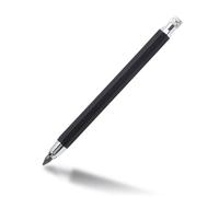 Joyzan Crayon automatique de 5,6 mm en acier inoxydable - Porte-mine portable pour peinture - Support rétractable - Pour charpentier, graffiti, école, ingénieur, écriture, dessin, croquis, artisanat