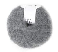 Joyzan Fil Laine Mohair, Doux Tricoter Chaud Angola Mohair Bricolage Crochet Châle écharpe Chaussette Chapeaux Fibre Douce Cachemire Léger Main Pelote Fourniture Pull Tricot Artisanat Populaire