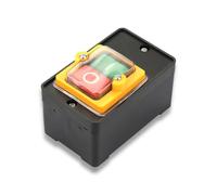 Joyzan Interrupteur Bouton Poussoir étanche Marche Arrêt, Moteur électrique Contrôle équipement Mécanique Arrêt Démarrage Outil Commutation Anti Poussière Commutateur Commande Puissance Monophasé