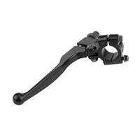 Joyzan Levier D'embrayage Moto, 22mm 7/8 inch Gauche Embrayage Poignée Universelle Frein Modification la Poignées Réglable Poignée d'embrayage moto cross Levier pour 50cc - 125cc Dirt Pit Bike (Noir)
