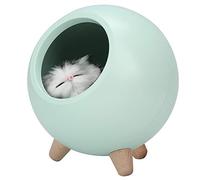 Joyzan Little Pet House LED Light, Warm Yellow Nursery Lighting Cute Cat Night Light USB et Battery Operated Charging Night Lamp Home Decor for Baby Child Birthday Gift(Vert)