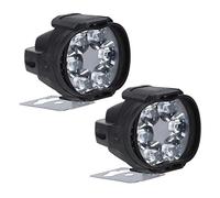 Joyzan Lot de 2 phares antibrouillard LED pour moto, phares antibrouillard LED, feux de jour, phare avant universel étanche 12 V pour moto, phare rond