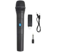 Joyzan Microphone sans Fil VHF, Micro Portatif Dynamique à Réception USB Universel Poche Anti Interférence Combinaison Puissant Communication Chanter Karaoké Discours Mariage Égl Fêtes Réunion