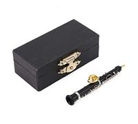 Joyzan Mini Broche de Clarinette, Vintage Epingle Orchestre Pin Mini Instrument Musique Artisanat Craf Vêtements Décoration Mode avec Boîte Rangement pour Anniversaire Fête Femmes Mariage