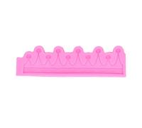 Joyzan Moule Fondant Couronne 3D, Grande Sugarcraft Style Baroque Princesse Bonbon Silicone Diadème Pâte Amande Gâteau DIY Sucre Chocolat Dentelle Gâteaux Cercle Topper Rose Artisanat Décoration