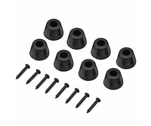 Joyzan Pied Caoutchouc pour Haut Parleur, Enceinte Antirayure Vibration Vis Protection Parleur Amplificateur Guitare Caisson Basse Voiture Visser Chaise Rubber Meuble Marshall Base Pad Stand Support
