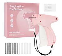 Joyzan Pistolet à point pour vêtements, fixation rapide de vêtements, pistolet d'étiquetage micro étiquetage, mini kit de couture, outil de réparation d'étiquettes de vêtements, outil de réparation