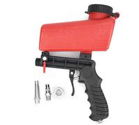 Joyzan Pistolet Sablage, Sableuses Professionnel Portable Sableuse Pneumatiques Sandblaster avec Trémie Jonctions Contre la Rouille Peinture Finition des Détails Fabrication Maintenance Automobile