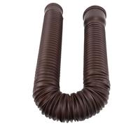 Joyzan Rallonge Descente Gouttière, Tuyau de Dilatation de Toit Flexible et Extensible Rallonge Tuyau Drainage Anti obstruction en PVC Dérivateur pour Villa Extérieure Ronde (Brun)