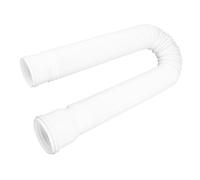 Joyzan Rallonge Descente Gouttière, Tuyau de Dilatation de Toit Flexible et Extensible Rallonge Tuyau Drainage Anti obstruction en PVC Dérivateur pour Villa Extérieure Ronde (Blanc)