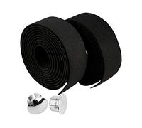 Joyzan Ruban Guidon Vélo Bouchon Barre, 2Rouleaux Adhérence Supérieure Mousse Caoutchouc Route Guidoline Bicyclette Bande Ceinture Bar Tape Cuir Antidérapant Absorbant Confort Cintre Barre Montagne