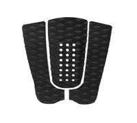 Joyzan Surf Deck Traction Pad Premium, 3 Pcs Planche Grips Mat Pad De Traction EVA Tapis de Surf Antidérapant Surfboard Anti Slip Pads de Pont Avant pour Longboards, Shortboards, Fish Board(Noir)