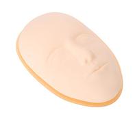 Joyzan Tête de Modèle pour la Pratique du Tatouage, Maquillage Mannequin D'entraînement Visage Faux Sourcil Eyeline Lèvres Permanent Professionnel Débutants Artistes(#03(Tattoo Accessory Set))