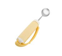 Joyzan Ustensile Parkinson, Personne âgée Souffrant Lesté Tremblement Arthrite Maladie Parkinson Handicapé Couvert Aide Cutlery Prise Antidérapante Faible Handicapée Cuill Fourchette Patient Rotatif