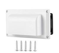 Joyzan Ventilateur D'aération Latéral, Aération Camping Car Grille Ventilation Intérieure 12V Ensemble Extraction Caravane Remorque Vis Montage Travail Silencieux évent Air 25W RV échappement Côté