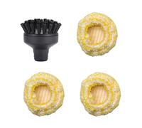JOZJJ Compatible avec Les Accessoires de Nettoyeur Vapeur Karcher SC2 SC3 SC4 SC5, Grande Brosse Ronde, Housse de Nettoyeur Vapeur, Chiffon de vadrouille en Microfibre