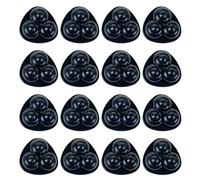 JOZMMZEOOA 16 Pièces Mini Roulettes Meubles Pivotantes 360 Degrés Roulettes Autocollantes Billes Meubles Silencieuses,pour Meubles Canapé D'Armoire (Nylon Noir)