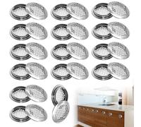 JOZMMZEOOA 30 Pièces Grille Aeration Ronde 52MM Grille D'Aération
