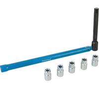 JOZMMZEOOA 6 Pièces Multifunctional Faucet Wrench,Cle pour Robinet Evier 8-12MM Jeu D'Outils de Clé pour Robinet,Adapté à L'Installation et à L'Entretien des Robinets de Plomberie(Bleu)