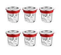 JOZMMZEOOA Bouchon Douche Anti Odeur 6 Pièces Clapet Anti Odeur Douche Siphon Drain Sol Douche Bouchon Anti-Odeurs Égouts Refoulement Drain Sol,pour Balcons Salles Bains Salles Machines Laver
