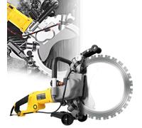 JozyJul Scie à Anneau pour béton, scie à béton électrique 5000 W, Machine de découpe de rainureuse Murale sans balais 29 cm/39 cm/49 cm, Machine de découpe de rainures électrique 29cm