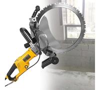 JozyJul Scie Circulaire à béton électrique 5000 W, scie à béton à Anneau pour rainureuse Murale, Profondeur de Coupe 29 cm/39 cm/49 cm, Machine de découpe de rainures électrique 49cm