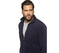 JP 1880 705552 Veste polaire pour homme grande taille L-8XL Col montant Poches zippées jusqu'à 8 XL, Bleu marine foncé., 9XL