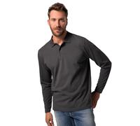 JP 1880 799230 Polo pour Homme, Grandes Tailles, Grandes Tailles, Basique, Manches Longues, piqué jusqu'à 8 XL, Ardoise, XXL