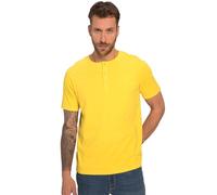 JP 1880 Basic-Henley T-Shirt, Jaune Roi, 4XL Homme