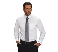 JP 1880 Chemise, Flexnamic, col Kent, Coupe Basique Moderne, Blanc Neige, 7XL Homme