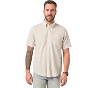 JP 1880 Chemise JP 1880 en Lin Mélangé, Manches Courtes et Col À Pointes Boutonnée, Coupe Modern Fit - Jusqu'au 8 XL Chemise Homme