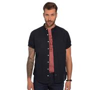 JP 1880 Chemise Mixte en Lin 1, Bleu Marine, XXXXXL Homme