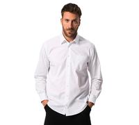 JP 1880 Hemd Kent, MF, Light HOL, 1/1 Chemise, Blanc Neige, 4XL Hommes