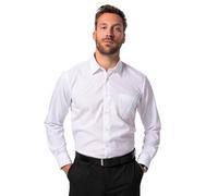 JP 1880 Chemise d'affaires, Infroissable, 1/1, CF, Blanc Neige, XXL (Haut) Homme