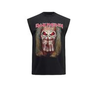 JP 1880 Débardeur à Bande Iron Maiden T-Shirts, Noir, 4XL Homme