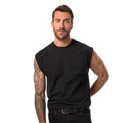 JP 1880 Débardeur pour Homme, avec épaules dénudées, Noir, 6XL