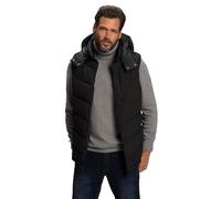 JP 1880 Gilet matelassé, Rembourrage Downtouch et Capuche, Noir, XL Homme